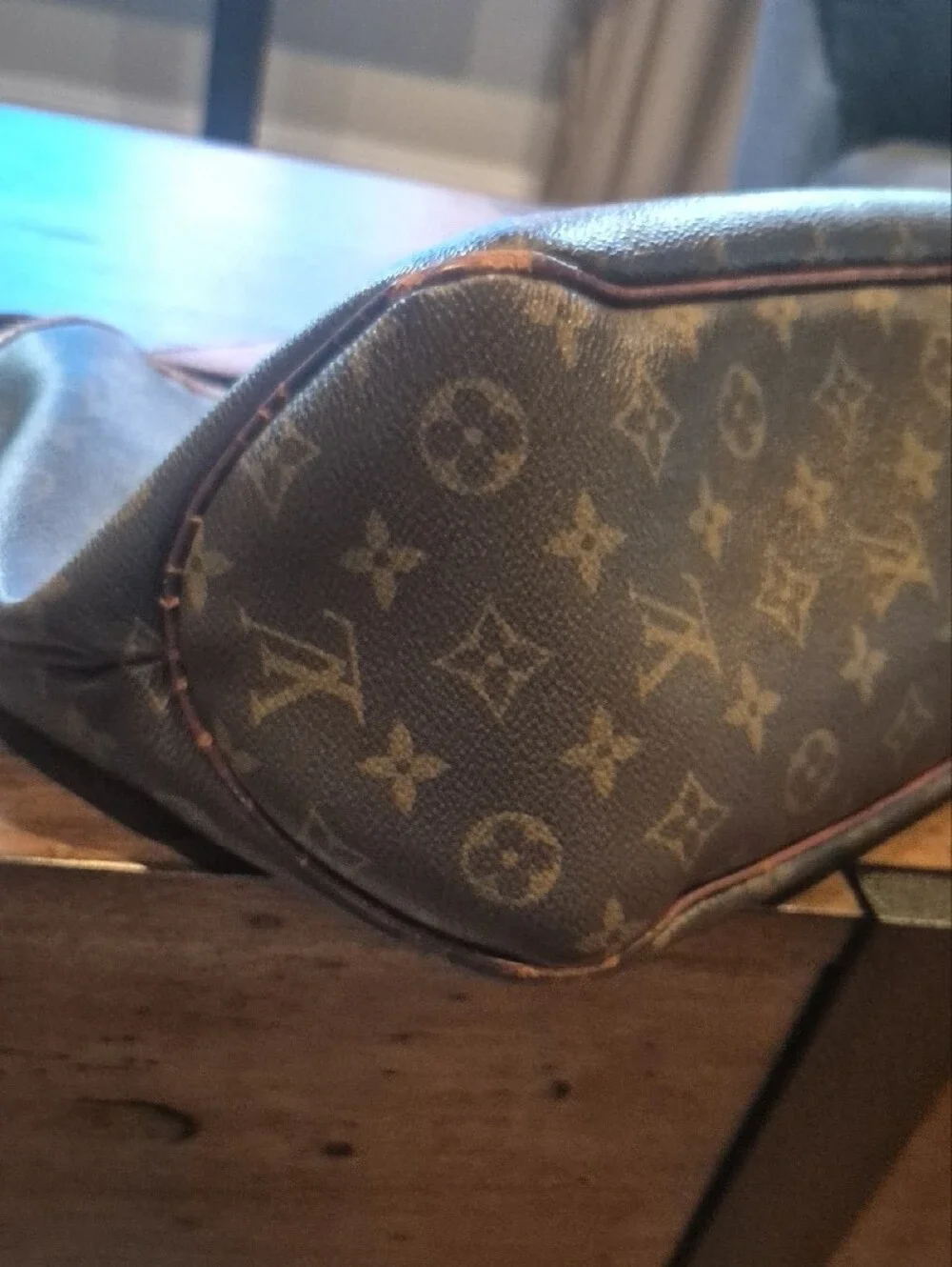 Louis Vuitton Monogram Canvas Hobo Bag in Brown and Tan